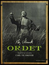 5k132 ORDET Danish '55 Carl Theodore Dreyer's Danish movie about religious intolerance!