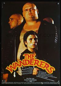 5k261 WANDERERS German '79 Ken Wahl in Kaufman's 1960s New York City teen gang cult classic!