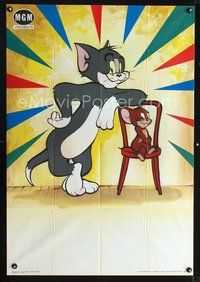 5k393 TOM & JERRY stock Spanish '68 great different image of classic cat & mouse!