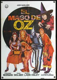 5k395 WIZARD OF OZ Spanish R82 Victor Fleming, Judy Garland all-time classic!