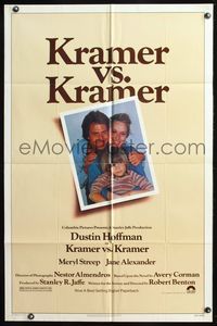 5q477 KRAMER VS. KRAMER 1sh '79 Dustin Hoffman, Meryl Streep, child custody & divorce!