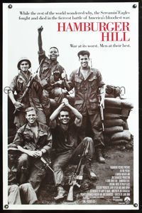 5x439 HAMBURGER HILL 1sh '87 Dylan McDermott, Don Cheadle, Michael Boatman!