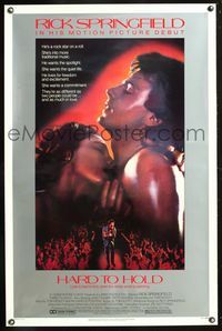 5x443 HARD TO HOLD 1sh '84 close-up of Rick Springfield, rock & roll concert!