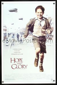 5x466 HOPE & GLORY 1sh '87 John Boorman's childhood memories of England during World War II!