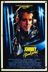 5x486 JOHNNY HANDSOME int'l 1sh '89 directed by Walter Hill, Mickey Rourke, Ellen Barkin!