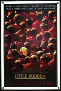 5x518 LITTLE BUDDHA 1sh '93 directed by Bernardo Bertolucci, Keanu Reeves as Buddha!