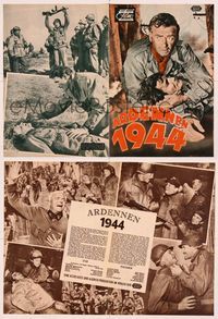 5y172 ATTACK German program '56 Robert Aldrich, WWII soldiers Jack Palance & Buddy Ebsen!