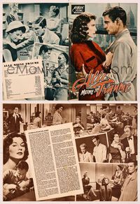 5y173 BEST OF EVERYTHING German program '59 Hope Lange, Stephen Boyd, exposes the female jungle!