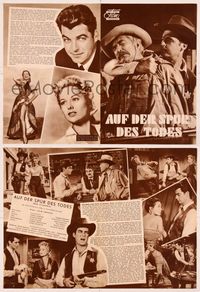 5y201 RED SUNDOWN German program '56 of Rory Calhoun, sexy Martha Hyer & Dean Jagger!