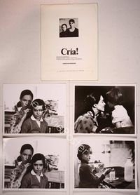 5y115 CRIA presskit '76 Cria Cuervos..., Carlos Saura, Geraldine Chaplin