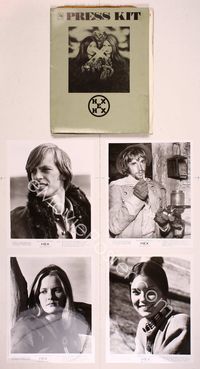 5y125 HEX presskit '73 Keith Carradine, Scott Glenn, Hilary Thompson, Gary Busey, bikers!