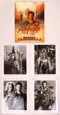 5y129 MAD MAX BEYOND THUNDERDOME presskit '85 art of Mel Gibson & Tina Turner by Richard Amsel!