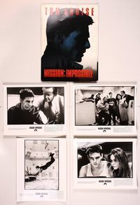 5y131 MISSION IMPOSSIBLE presskit '96 Tom Cruise, Jon Voight, Brian De Palma