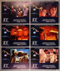 6g265 E.T. THE EXTRA TERRESTRIAL 6 English LCs R85 Steven Spielberg classic, Drew Barrymore!