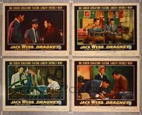 6g810 DRAGNET 4 LCs '54 Jack Webb as detective Joe Friday as you've never seen him before!