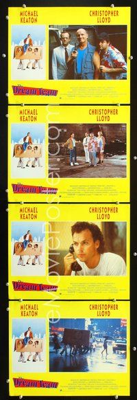 6g811 DREAM TEAM 4 Int'l LCs '89 Michael Keaton, Christopher Lloyd, zany Peter Boyle!