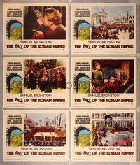 6g274 FALL OF THE ROMAN EMPIRE 6 LCs '64 Anthony Mann & Sophia Loren, gladiator!