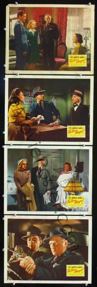 6g817 FALLEN ANGEL 4 LCs '45 Alice Faye, Dana Andrews, Linda Darnell!