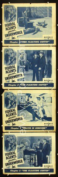 6g821 FEDERAL AGENTS VS UNDERWORLD INC 4 Chap 2 LCs '48 serial, Kirk Alyn, The Floating Coffin!