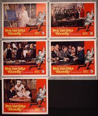 6g574 FITZWILLY 5 LCs '68 great comic images of Dick Van Dyke & Barbara Feldon!