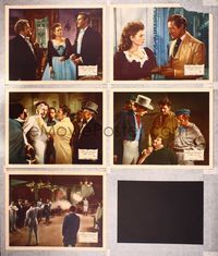 6g580 FOXES OF HARROW 5 LCs '47 Rex Harrison & Maureen O'Hara in New Orleans, Louisiana!