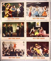 6g306 HIT THE DECK 6 LCs '55 Debbie Reynolds, Jane Powell, Walter Pidgeon, Ann Miller!