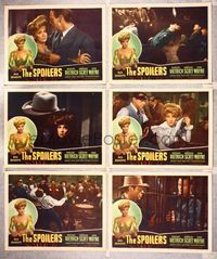 6g454 SPOILERS 6 LCs R47 Marlene Dietrich, John Wayne, Randolph Scott!