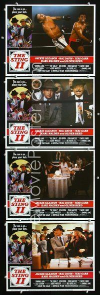 6g954 STING 2 4 LCs '83 Jackie Gleason, Mac Davis, Teri Garr, cool Drew Struzan border art!