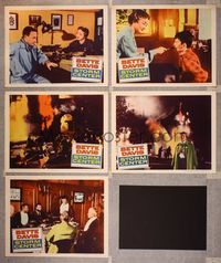 6g707 STORM CENTER 5 LCs '56 images of Bette Davis, scenes of firemen vs. inferno!