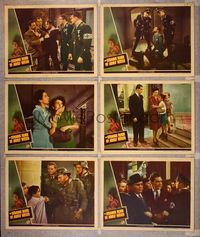 6g461 STRANGE DEATH OF ADOLF HITLER 6 LCs '43 Ludwig Donath, Gale Sondergaard, World War II!