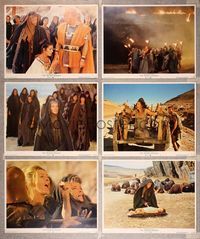 6g486 TROJAN WOMEN 6 LCs '71 directed by Michael Cacoyannis, Vanessa Redgrave & Katharine Hepburn,!