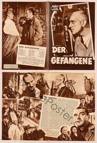 6m200 PRISONER German program '55 Jack Hawkins accuses bald Cardinal Alec Guinness of treason!