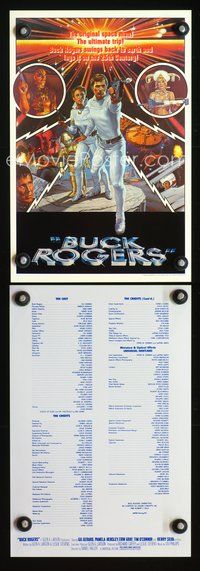 6r096 BUCK ROGERS promo brochure '79 classic sci-fi comic strip, art by Victor Gadino!