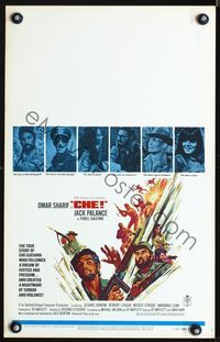 6r136 CHE WC '69 art of Omar Sharif as Guevara, Jack Palance as Fidel Castro, different art!