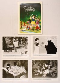 6w163 SNOW WHITE & THE SEVEN DWARFS presskit R83 Walt Disney animated cartoon fantasy classic!