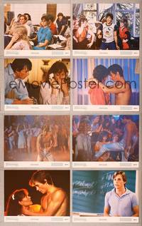 7a428 NIGHT IN HEAVEN 8 color 11x14 stills '83 shirtless Christopher Atkins, Lesley Ann Warren!