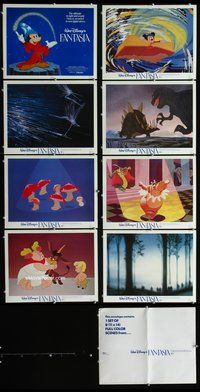 7a165 FANTASIA 8 LCs R82 Walt Disney, Mickey Mouse, wonderful cartoon images!