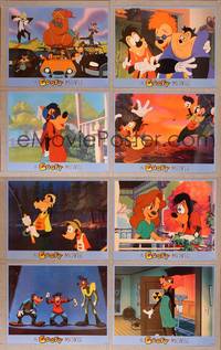 7a190 GOOFY MOVIE 8 LCs '95 Walt Disney cartoon, it's hard to be cool when your dad is Goofy!