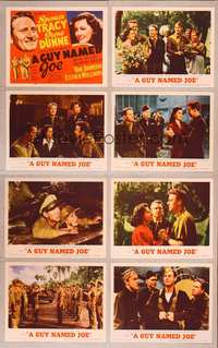 7a199 GUY NAMED JOE 8 LCs R55 World War II pilot Spencer Tracy loves Irene Dunne after death!