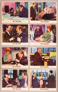 7a232 HOT MILLIONS 8 LCs '68 Peter Ustinov, Maggie Smith, Karl Malden, Bob Newhart