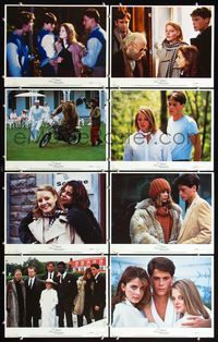 7a234 HOTEL NEW HAMPSHIRE 8 LCs '84 Tony Richardson directed, Jodie Foster, Rob Lowe!