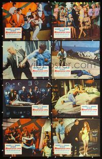 7a412 MURDERERS' ROW 8 LCs '66 spy Dean Martin as Matt Helm & sexy Ann-Margret!