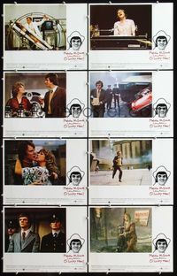 7a452 O LUCKY MAN 8 LCs '73 great images of Malcolm McDowell, directed by Lindsay Anderson!