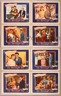 7a466 ON MOONLIGHT BAY 8 LCs '51 great images of singing Doris Day & Gordon MacRae!