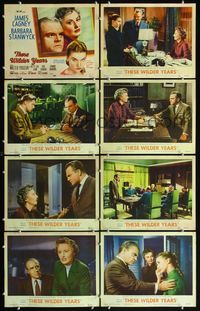 7a574 THESE WILDER YEARS 8 LCs '56 James Cagney & Barbara Stanwyck have a teenager in trouble!