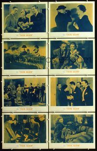 7a577 THIN MAN 8 LCs R62 William Powell, Myrna Loy, W.S. Van Dyke directed!