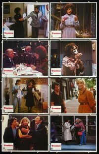 7a595 TOOTSIE 8 LCs '82 full-length Dustin Hoffman as himself and in drag!