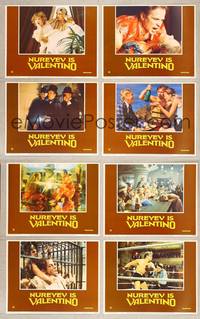 7a633 VALENTINO  8 LCs '77  Rudolph Nureyev, Leslie Caron, Michelle Phillips!