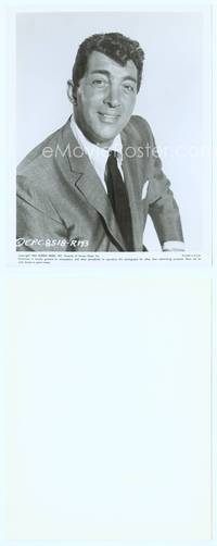 7b272 DEAN MARTIN 8x10 still '64 great portrait of the star looking like he's already had a few!