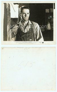 7b345 GRAPES OF WRATH 8x10 still '40 close up of intense Henry Fonda, John Ford classic!